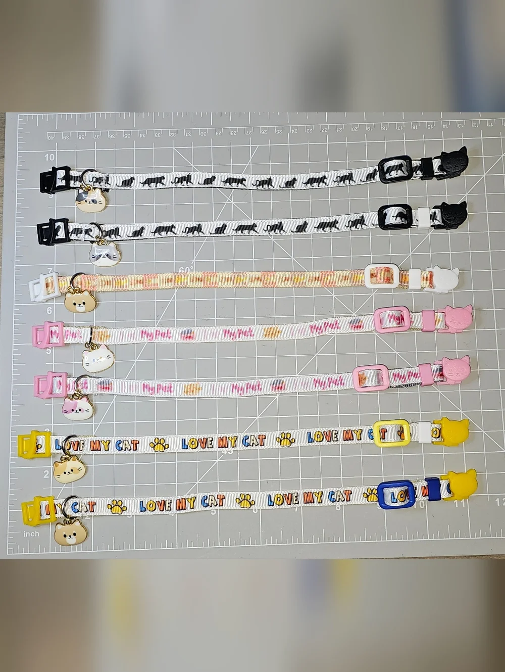 Kitty Themed Cat Collars